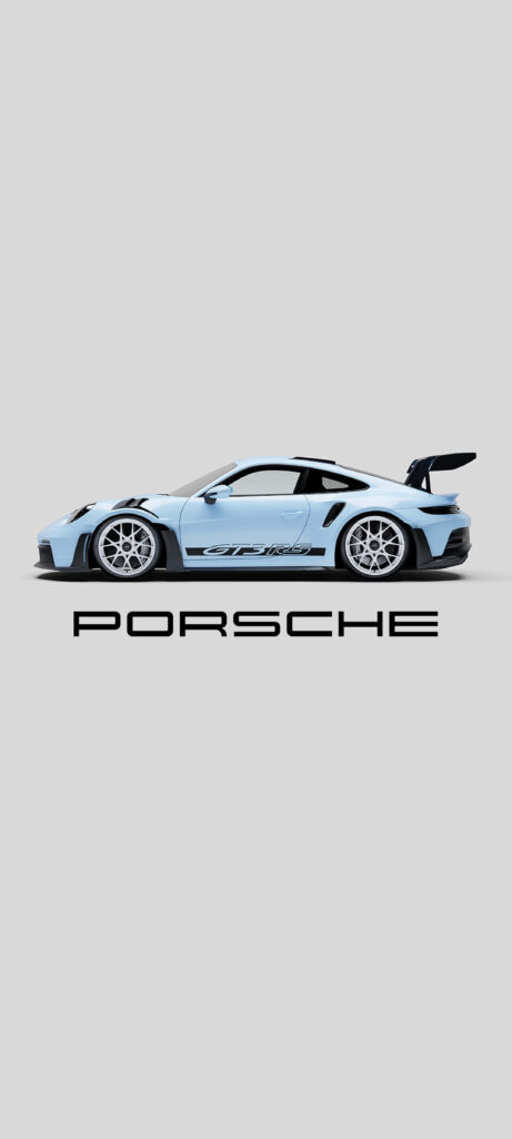 Porsche 911 GT3 RS Minimalist Wallpaper: Sleek Design & Performance