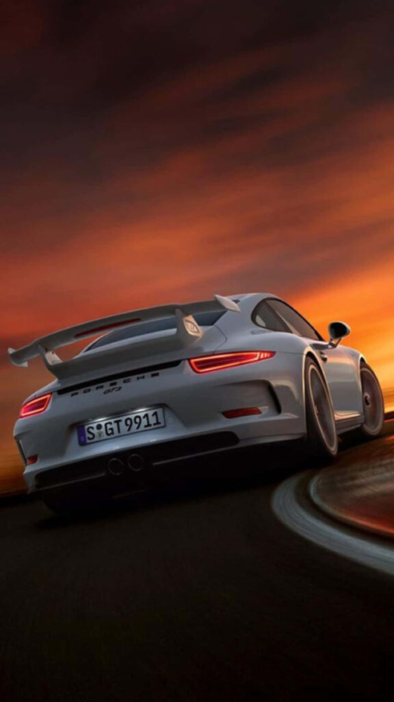 Sleek Porsche Racing at Sunset - Project Cars 2 Wallpaper Background