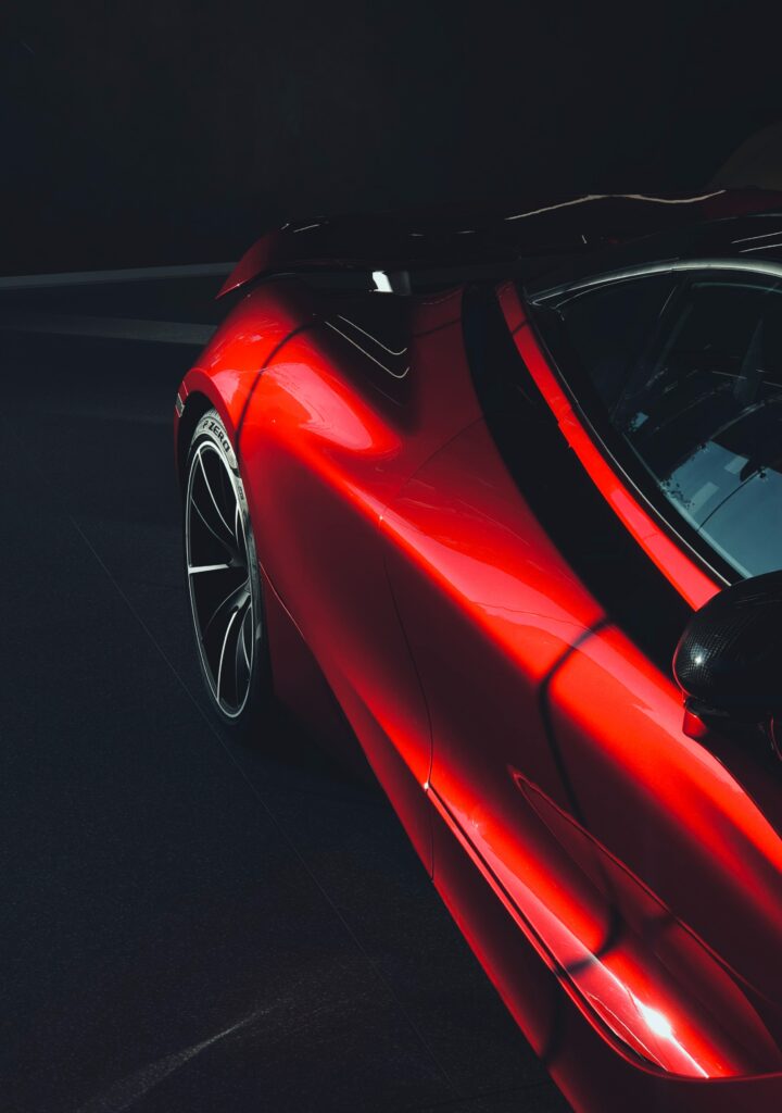 Stunning Red McLaren 720S Wallpaper: Luxury Sports Car Design
