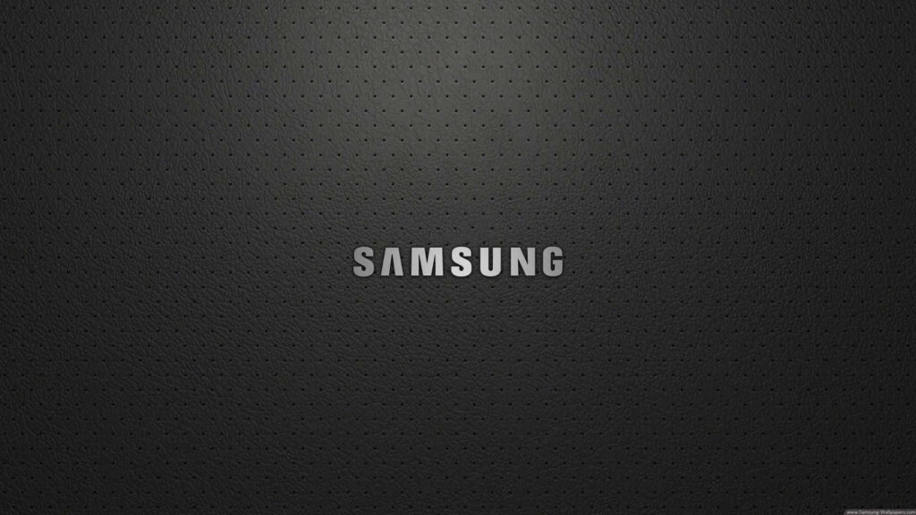Sleek Samsung Wallpaper: Minimalist Textured Black Background