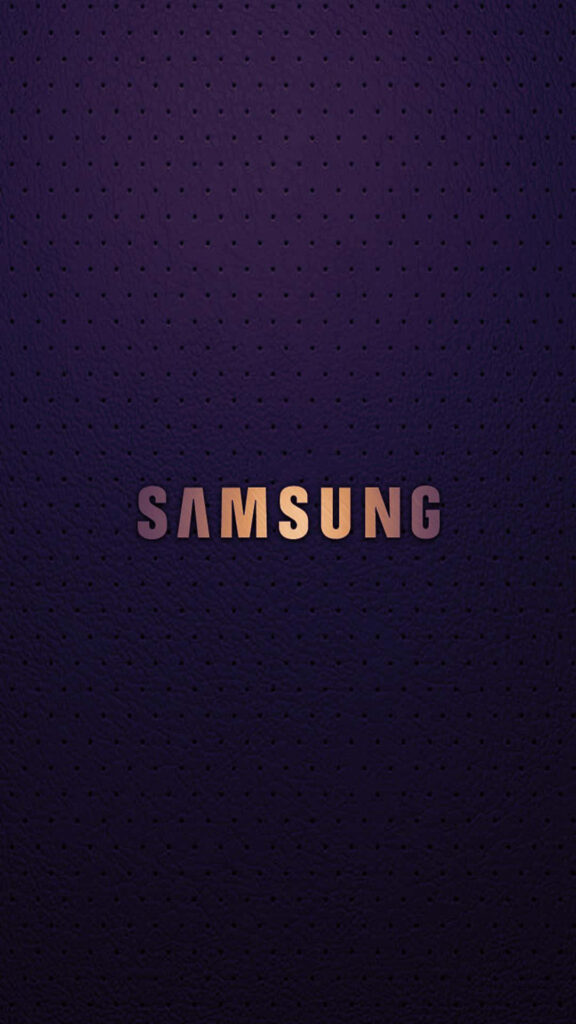 Sleek Samsung Logo Wallpaper: Minimalist Metallic Gradient Design