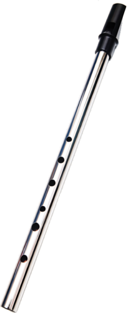 Sleek Silver Bansuri Flute Wallpaper: Elegant Classical Instrument