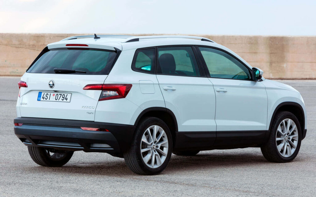 Sleek Skoda Karoq Wallpaper: Modern Design Meets Urban Elegance