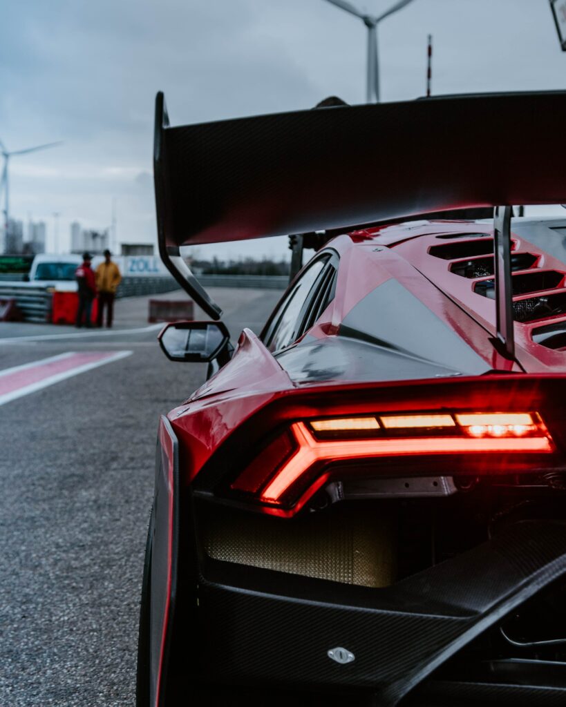 Dynamic Sports Car Rear View Wallpaper: Striking Design & Performance