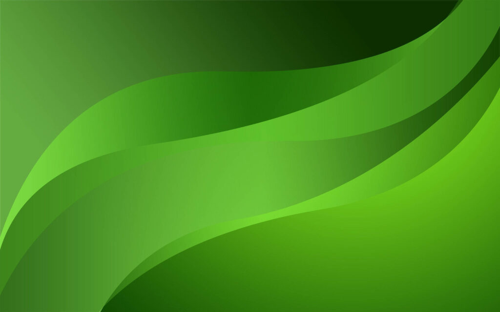 Vibrant Green Wavy Abstract Wallpaper - Smooth Dynamic Background