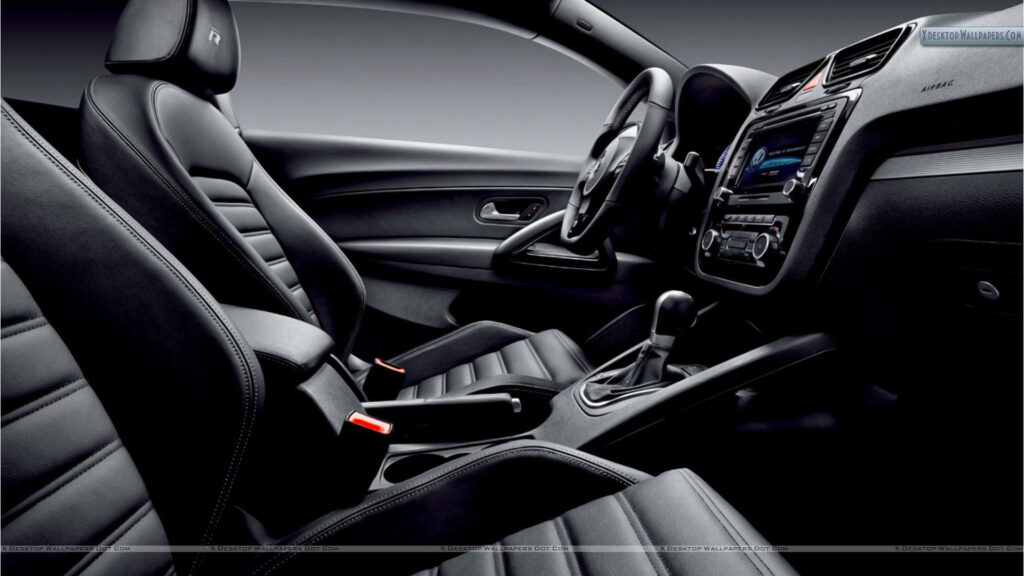 Sleek Volkswagen Scirocco R Interior Wallpaper for Auto Enthusiasts