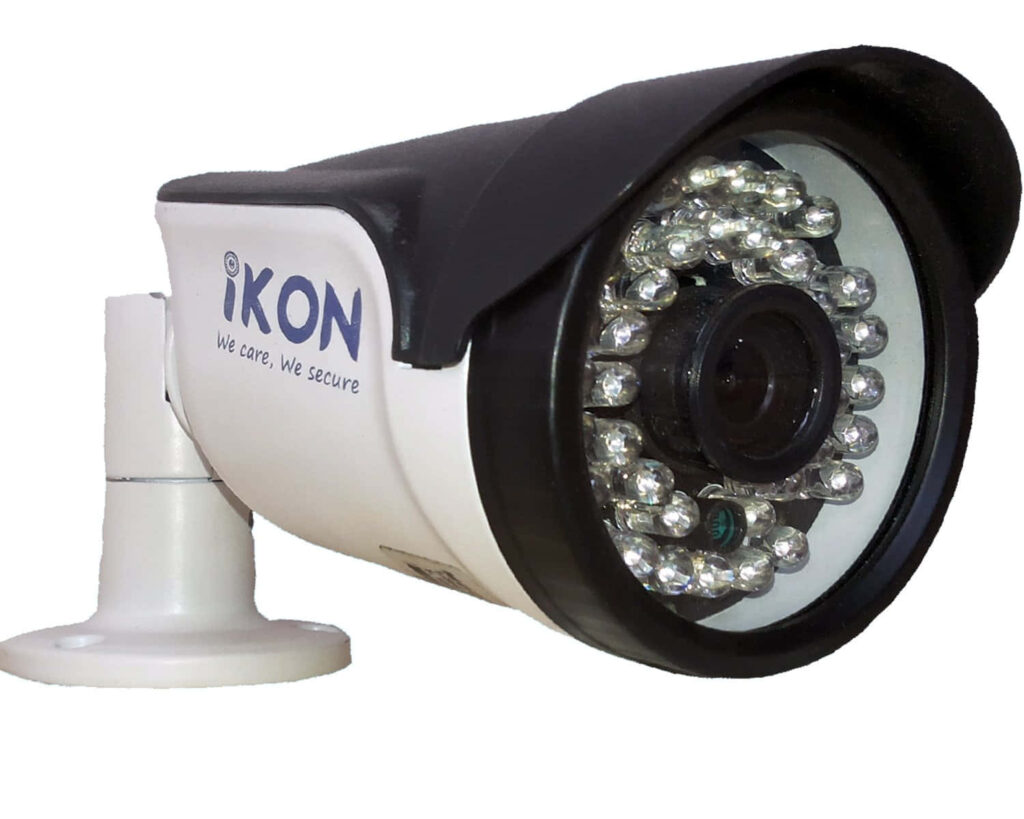 Sleek IKon CCTV Camera WBAH 17 1MP Wallpaper with Infrared LEDs