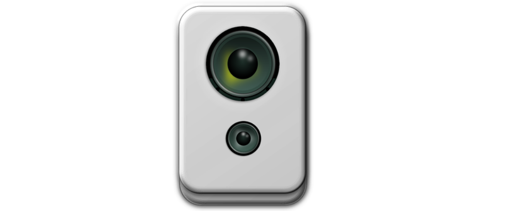 Closeup White Speaker System Wallpaper for Audio & Tech Designs