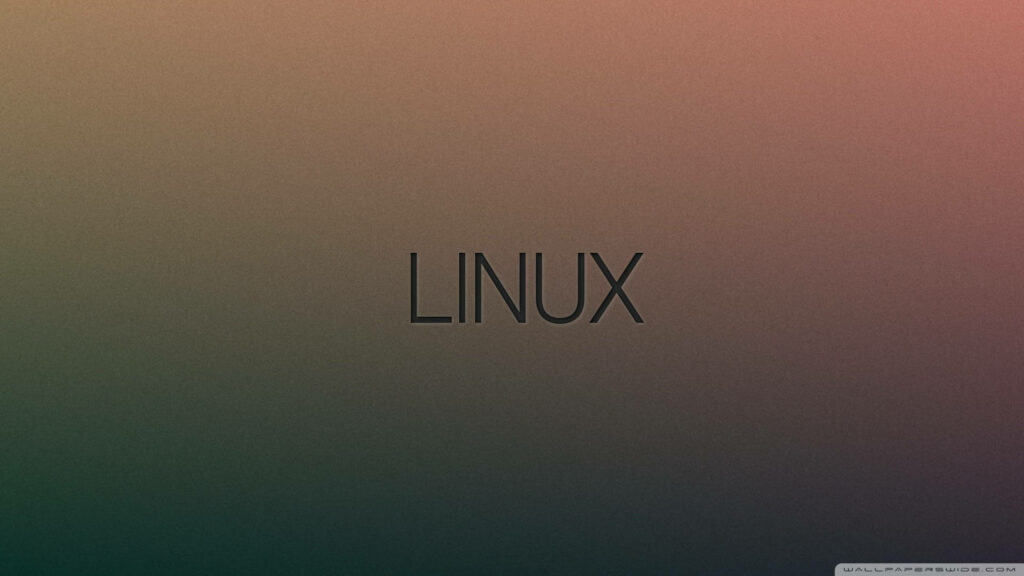 Effortless Elegance: A Minimalistic Linux Logo Embracing Harmonious Gradients Wallpaper