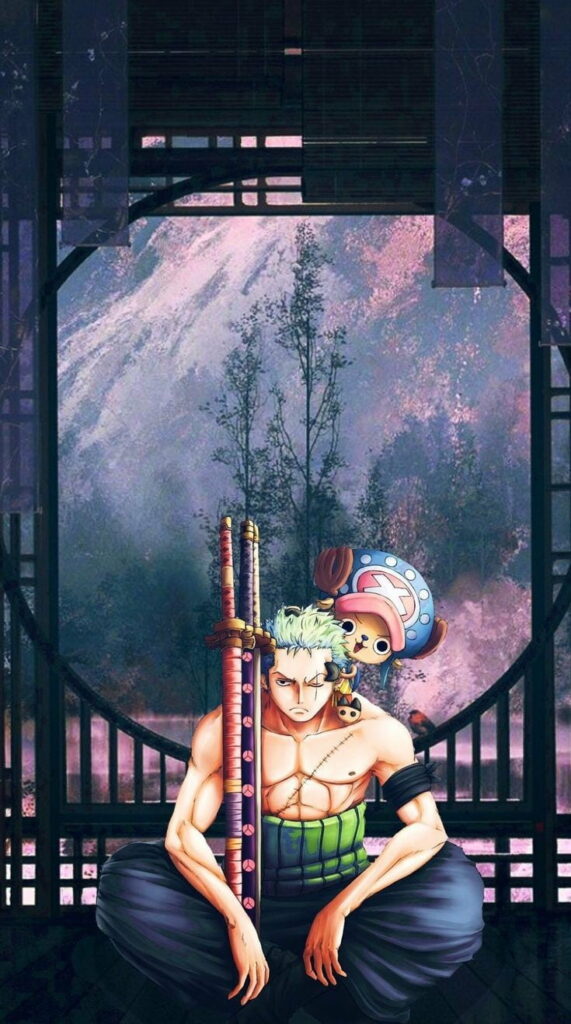 Roronoa Zoro: Legendary Swordsman of One Piece - HD Anime Phone Wallpaper