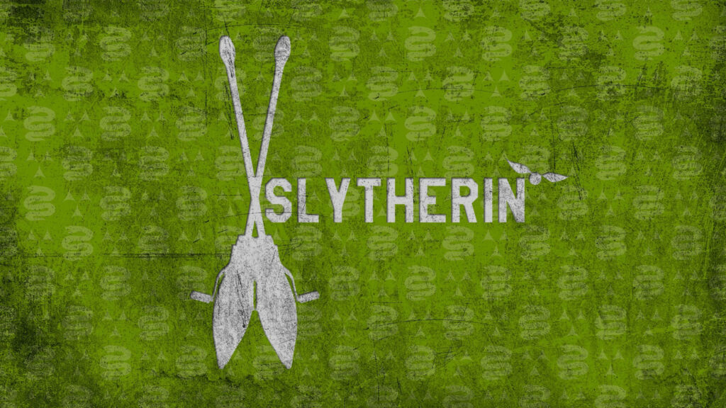 Slytherin Quidditch Team Wallpaper: Bold Design & Textured Background