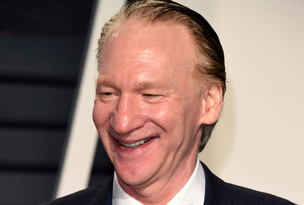 Close-up smiling Bill Maher wallpaper vibrant portrait of famous comedian and TV host