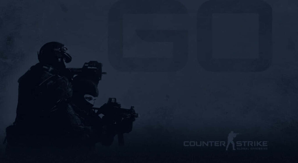 The Smoky Duo: Epic 720p Background showcasing Two Elite Agents in Counter-Strike Global Offensive Wallpaper