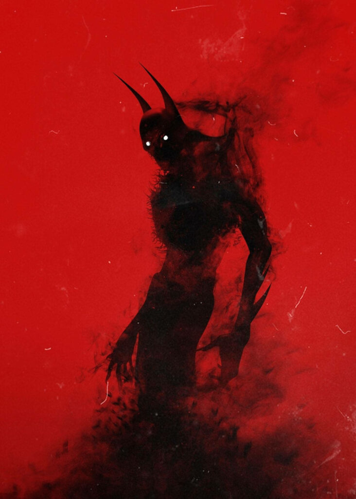 The Enigmatic Red Death: Captivating Elegance Behind the Shadows - an Artistic Exploration Wallpaper