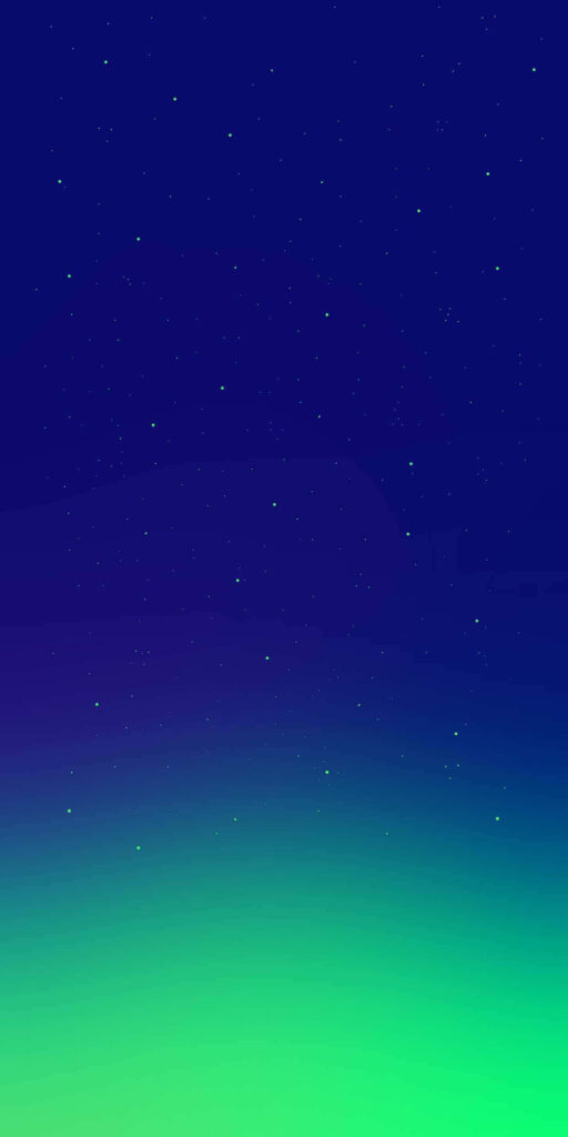 Celestial Gradient Wallpaper for iPhone XS Max - Blue to Green