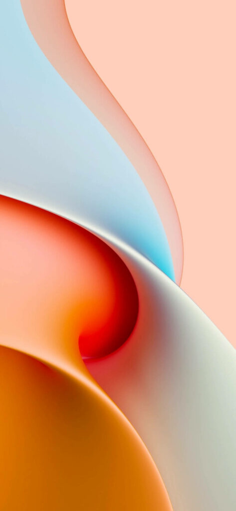 Pastel Abstract Wallpaper for Xiaomi Redmi Note 9 – Modern Aesthetic