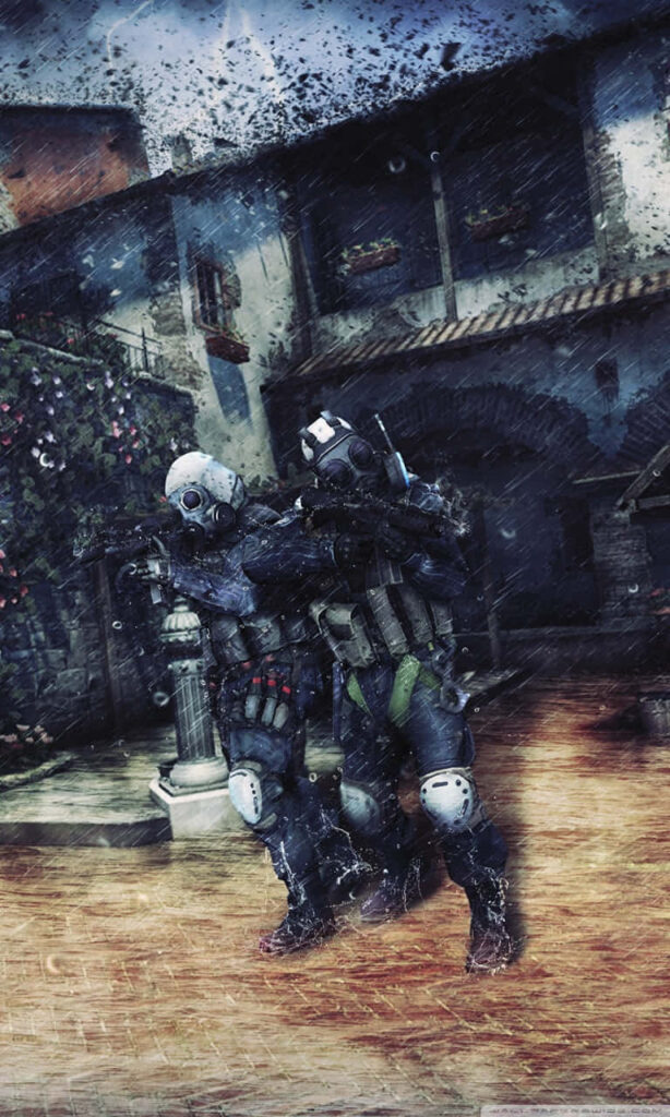 Guardian Angel: Vigilance in the Crosshairs. Wallpaper