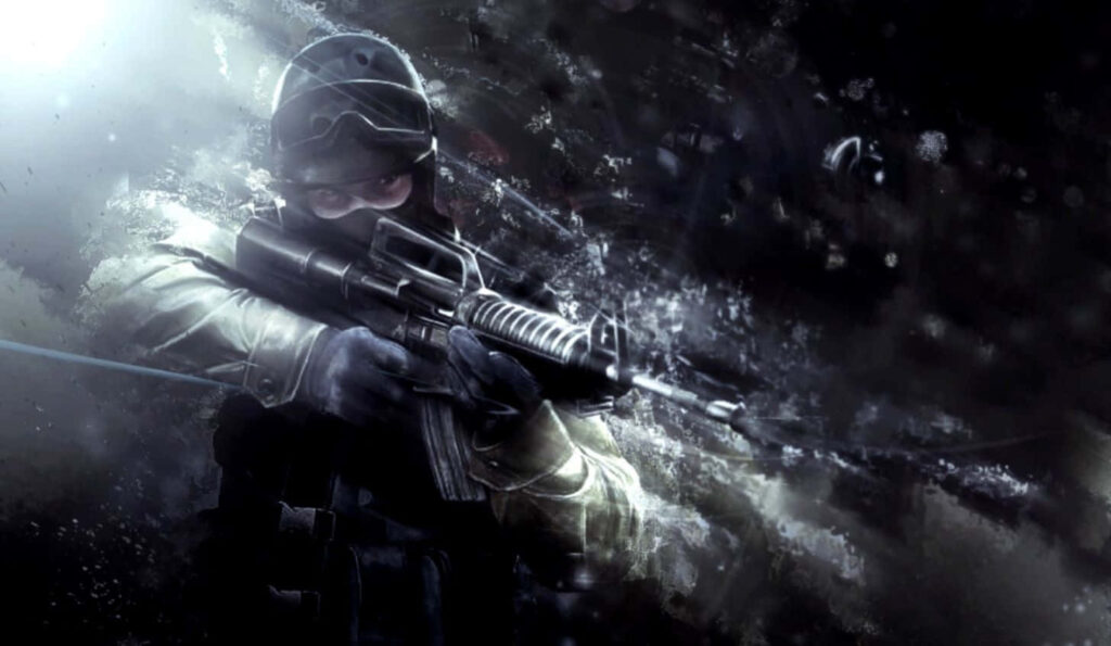Master Sniper Takes Aim: Captivating Counter-Strike Global Offensive Background Wallpaper