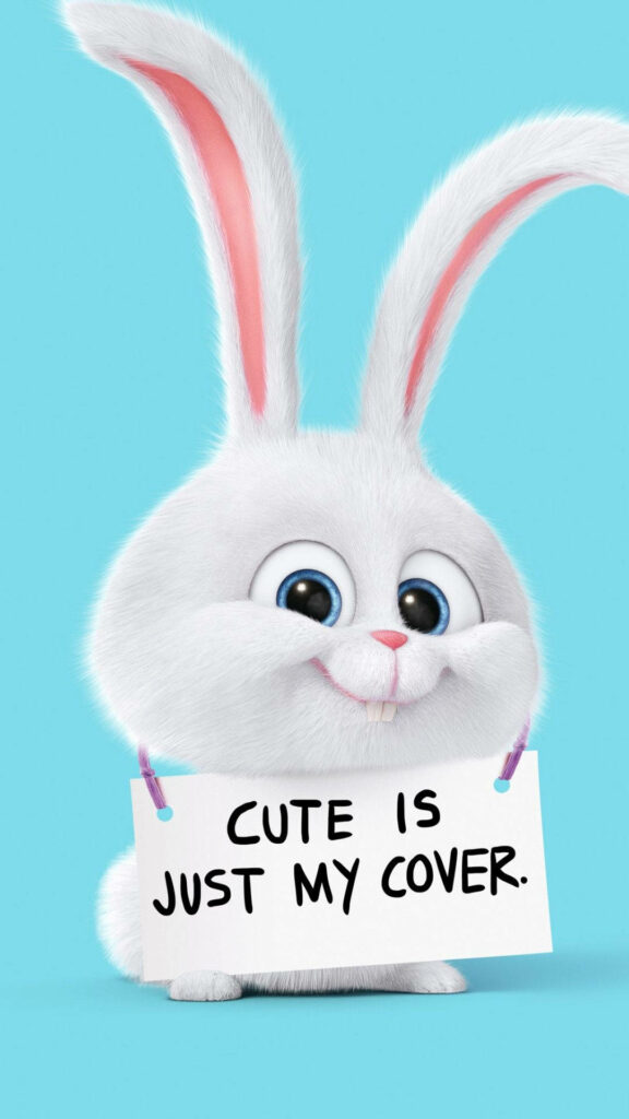 Snowball: A Sneaky Fluffball with a Secret Wallpaper