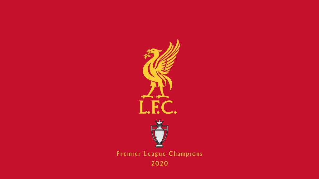 The Dynamic Reds: Captivating Premier League Soccery in Liverpool F.C.'s Vibrant HD Wallpaper with Striking Red Background