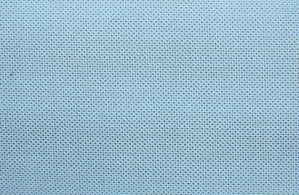 Calming Baby Blue Fabric Wallpaper with Subtle Grid Pattern