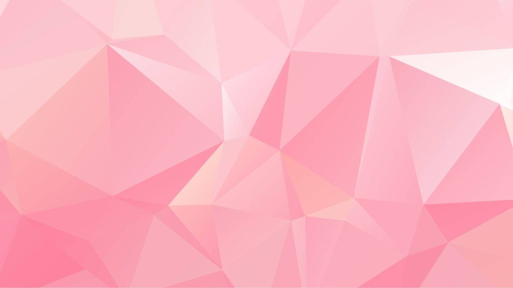 Soft baby pink geometric wallpaper with low-poly abstract design and subtle gradients