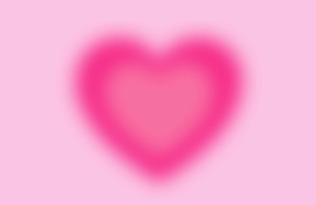 Soft Dreamy Pink Heart Wallpaper - Aesthetic Pastel Background