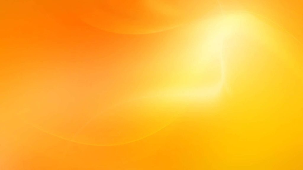 Soft light orange abstract wallpaper with smooth amber yellow gradient curves for desktop