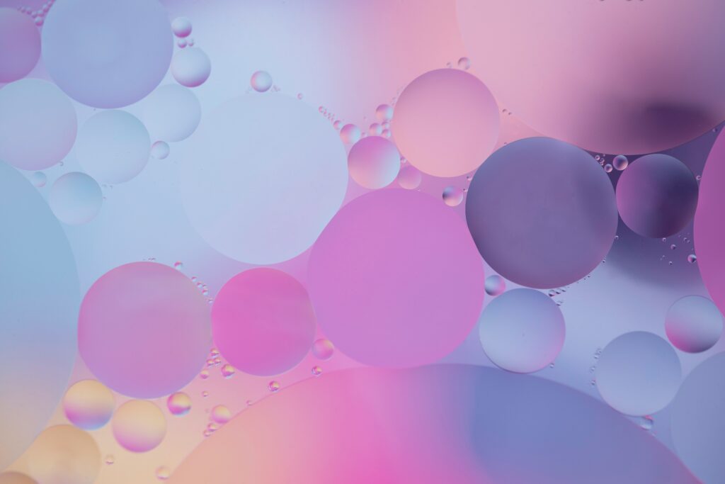 Soft Pastel Bubbles Abstract Wallpaper - Calming HD Background