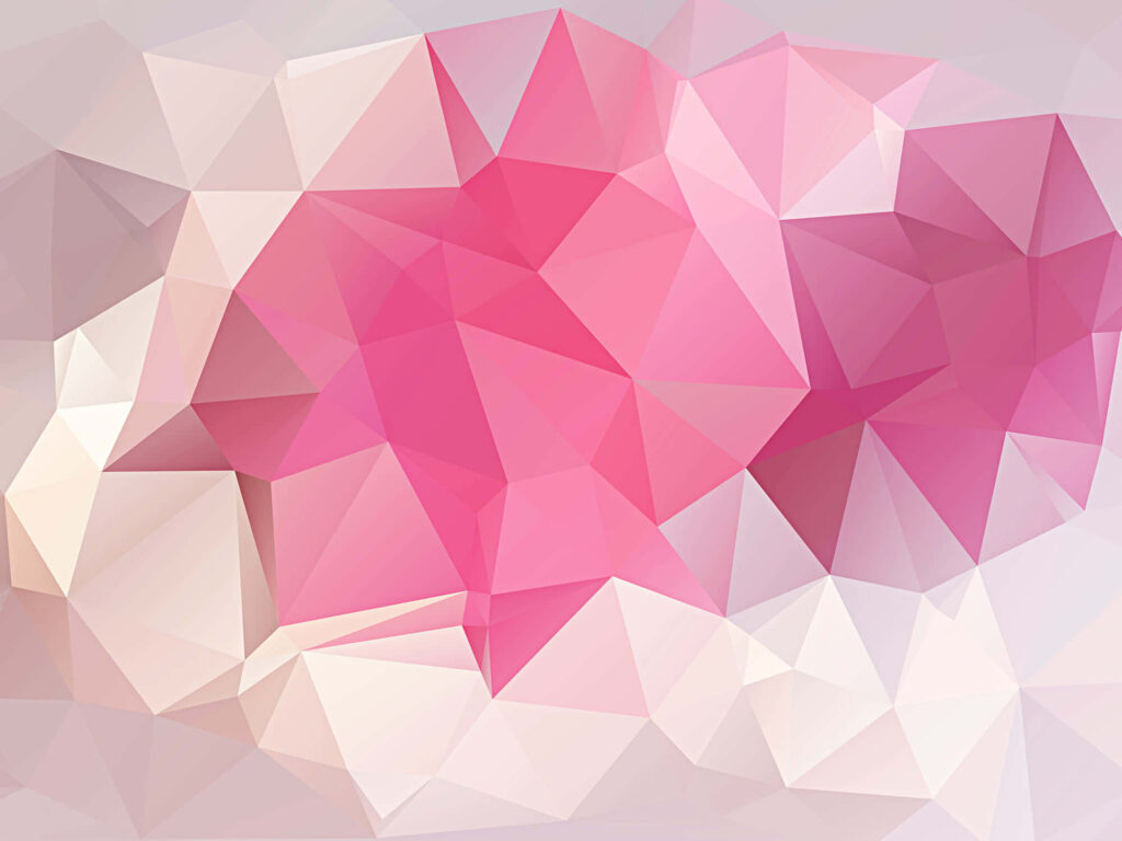 Minimalist Abstract Geometric Wallpaper in Soft Pink & Beige Tones
