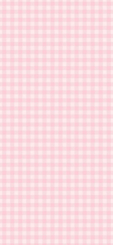 Soft pink gingham pattern wallpaper with pastel checkered cottagecore minimalist background