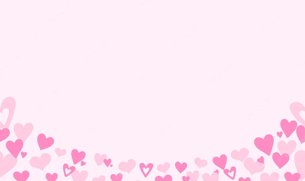 Soft Pink Heart Pattern Wallpaper - Love & Positivity Background