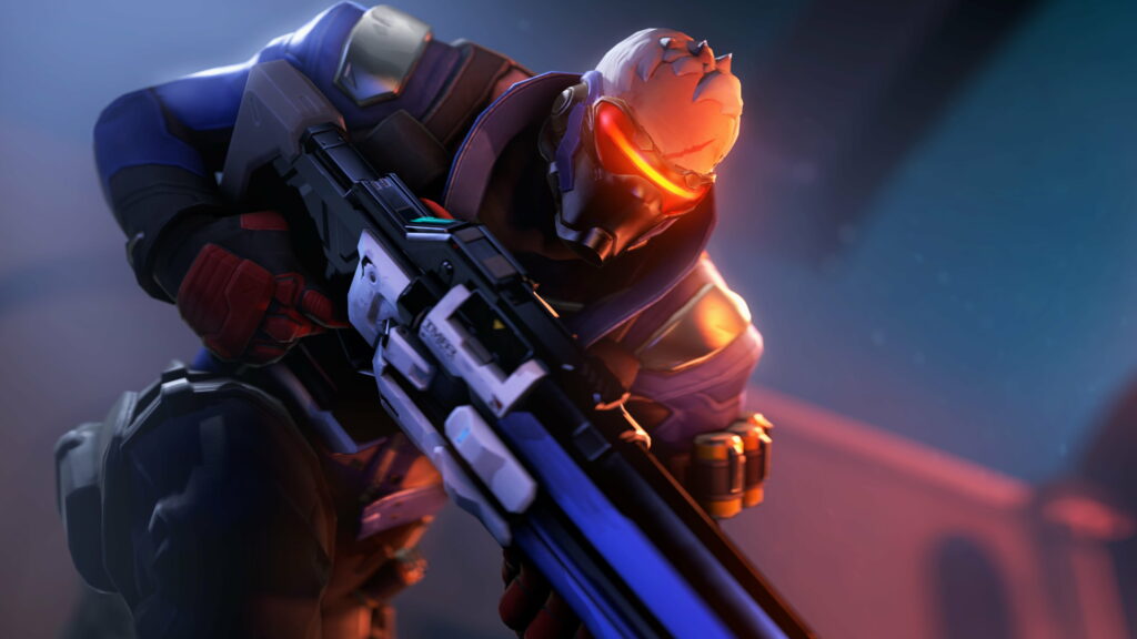 Warrior of Overwatch: Soldier 76 Adorned in 4K Wallpaper