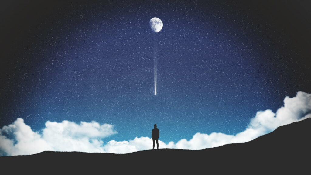 Solitary Shadows: A Captivating QHD Wallpaper Depicting Men Embracing Loneliness in the Enigmatic Outdoors.