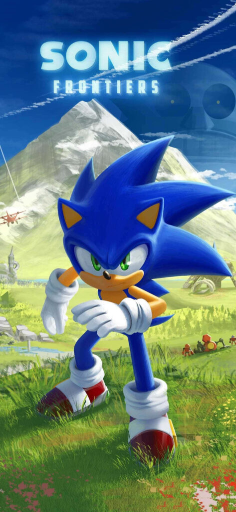 Sonic Frontiers Artwork: Vibrant Open-World Wallpaper Background