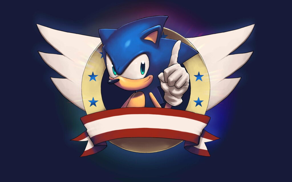 Retro Sonic 2.0: Unleashing the Badass within - HD Wallpaper