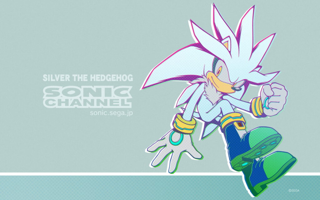 Furious Footwear: Silver the Hedgehog Joins Sonic in Epic HD Sonic Channel Wallpaper