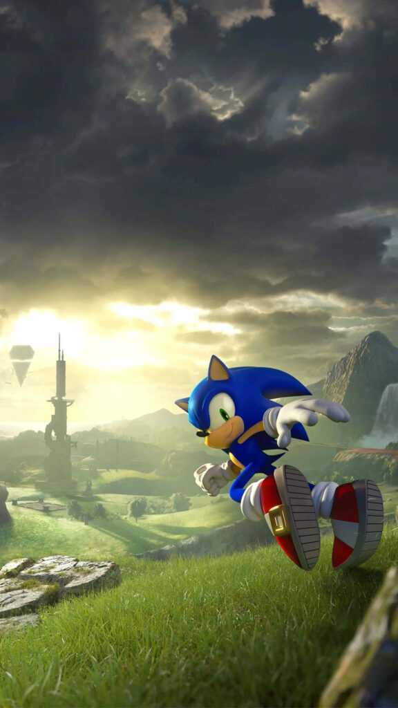 Sonic's Epic Adventure: Lush Open World Wallpaper Background