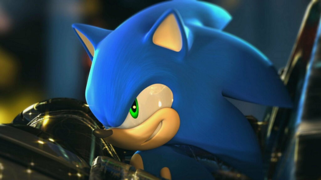 Sonic the Hedgehog Unveils His Sleek Side Profile: Captivating HD Wallpaper
