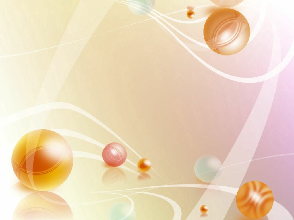 Bright Pastel Wallpaper: Soothing Design with Floating Colorful Balls