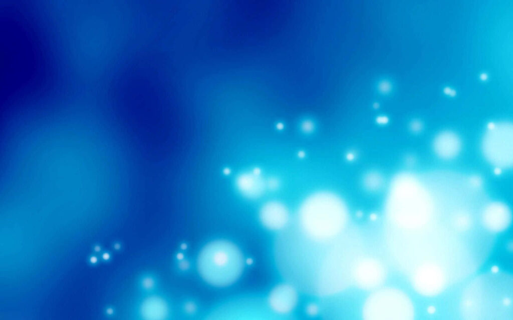 Soothing Blue Abstract Background with White Lights - Calming Wallpaper