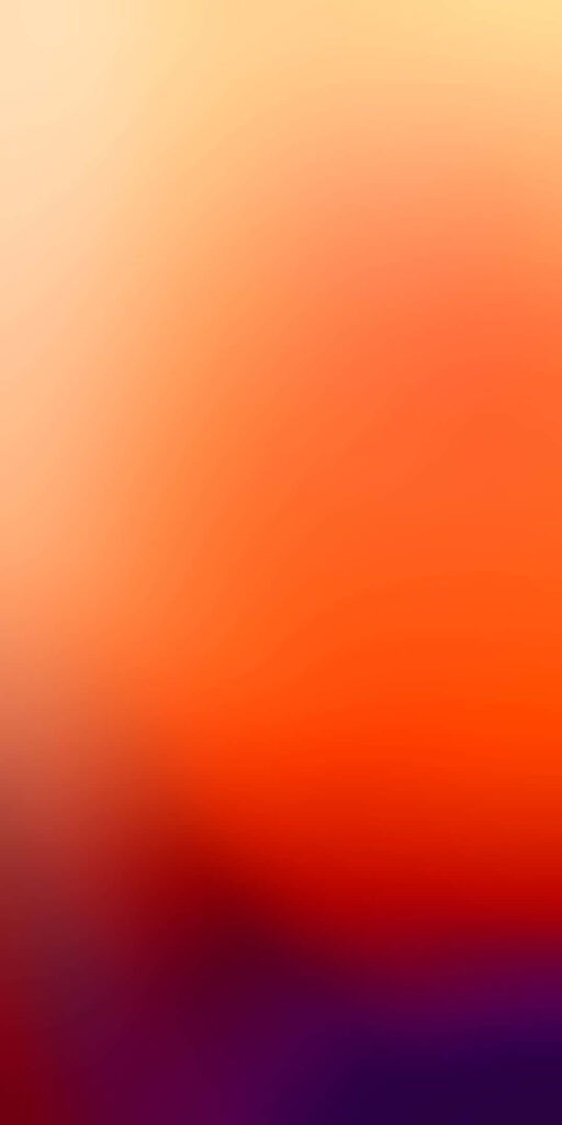 Warm Orange Gradient Wallpaper for a Calming Minimalist Ambiance