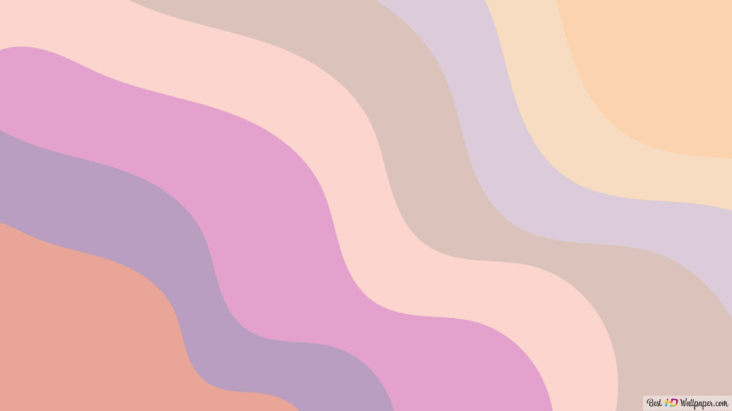 Serene Pastel Swirl Abstract Wallpaper - Calming Background Art
