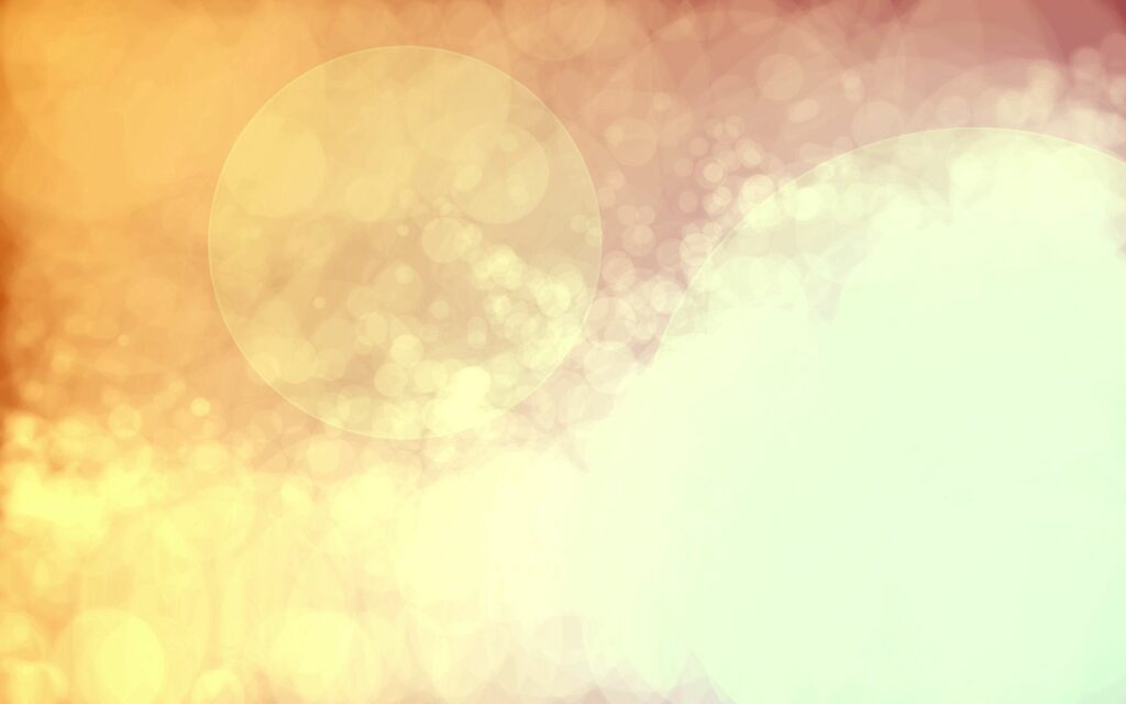 Tranquil Warm Hues Wallpaper: Soothing Pale Yellow & Bokeh Design