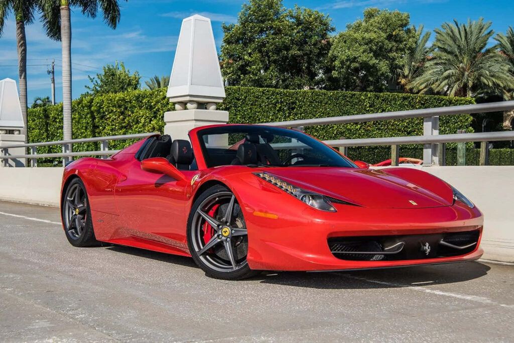 Crafted Elegance: Immersing in the Timeless Allure of Ferrari's Distinctive Design Wallpaper