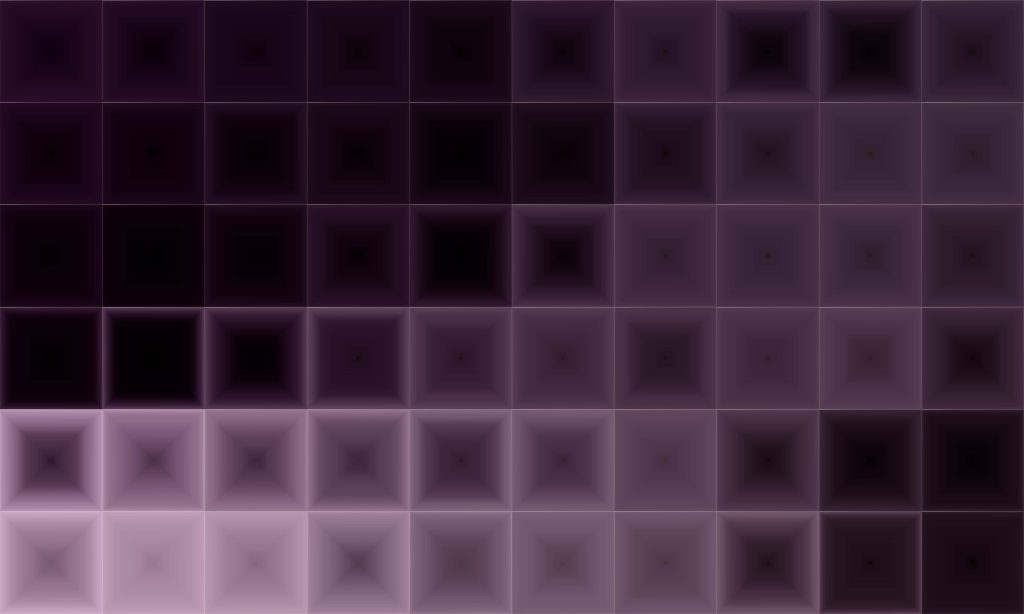 Abstract wallpaper with seamless purple and black gradient 3D grid minimalist geometric design