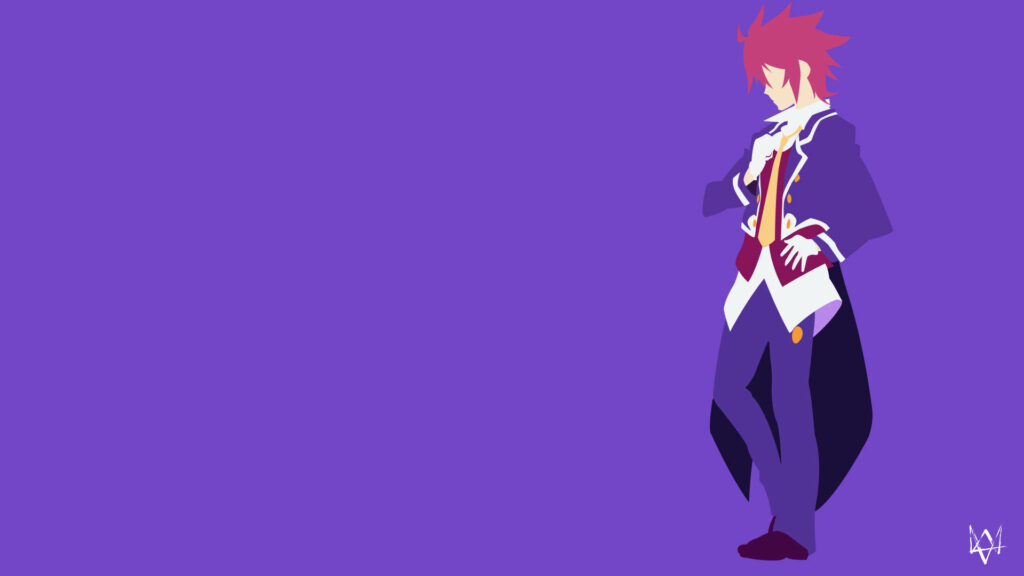 Sora from No Game No Life: Embracing Simplicity in a Lively World Wallpaper
