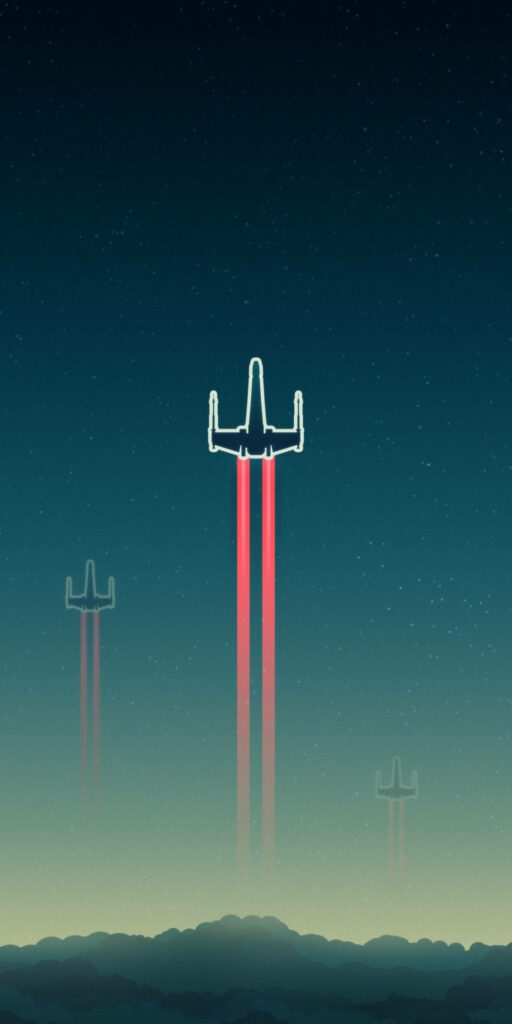 Galactic Warfare: Majestic Space Combat Unleashed as Star Wars Iphone 6 Plus Space-themed Background Wallpaper