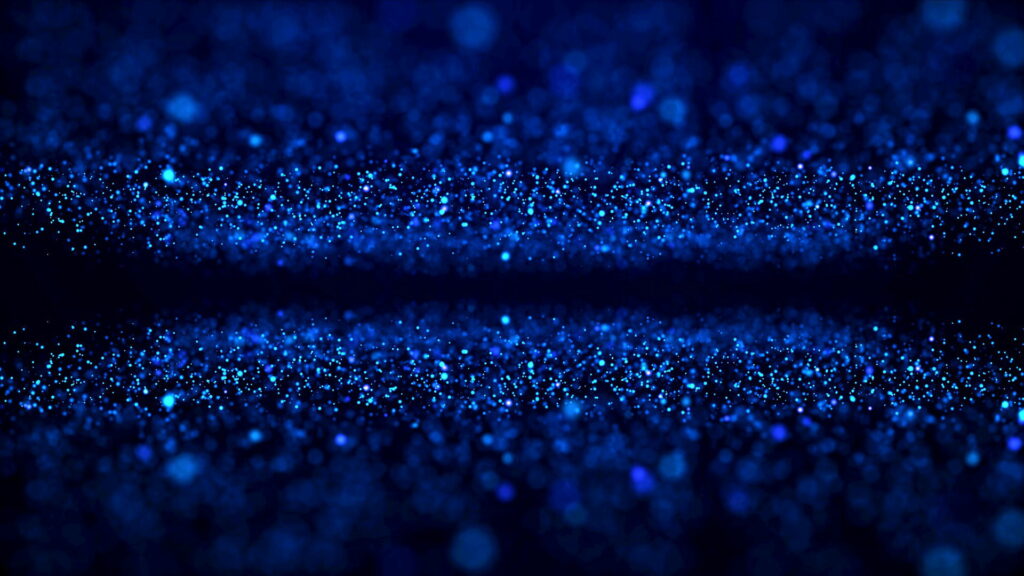 Glistening Sapphire Mosaic: A Captivating High-Definition Wallpaper with Abstract Pattern of Blue Glitter Stones
