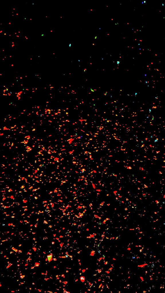 Glimmers of Fiery Stardust Illuminate the Night Sky: Enchanting Vertical Wallpaper